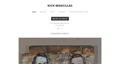 Desktop Screenshot of nickmancillas.com